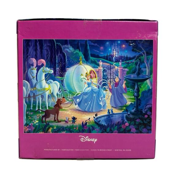 Ceaco Disney Princess Cinderella's Carriage Jigsaw Puzzle and Poster 200 pc New - Picture 3 of 4